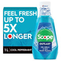 Crest Scope Outlast Bain de bouche, menthe poivrée longue durée, 1 L (Sg_B019fgcow6_Us)