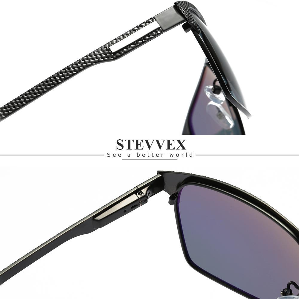 Lunettes de soleil polarisées de luxe de haute qualité avec monture métallique pour hommes d'affaires, style rétro-moderne avec protection UV400
