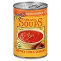 Soupe Amy’S, Bisque de tomate en morceaux, Légère en sodium, Sans gluten, Faite de tomates et de crème biologiques, Soupe en conserve, 14,5 oz