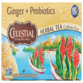 Tisane Celestial Seasonings Gingembre & Probiotiques, 16 sachets