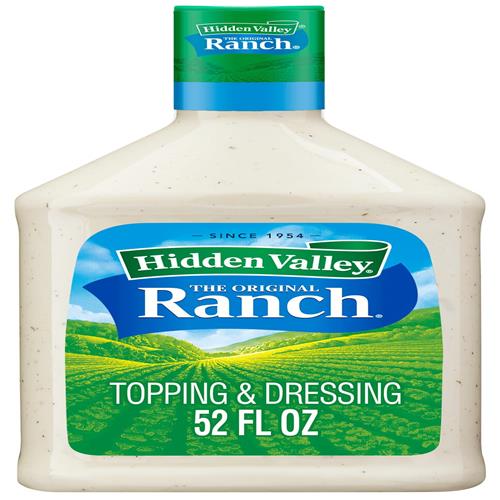 Sauce et assaisonnement Original Ranch Hidden Valley, bouteille de 1,53 litre (l'emballage peut varier)