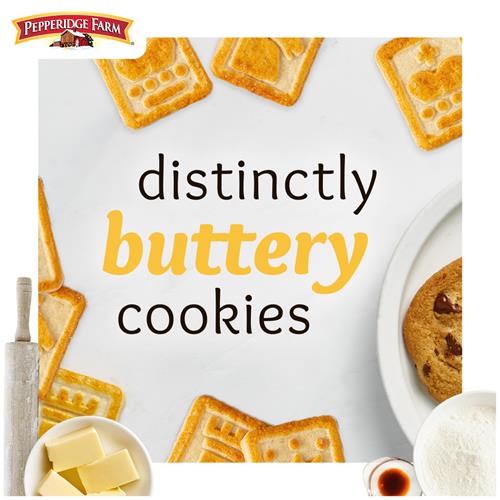 Biscuits au beurre Chessmen de Pepperidge Farm, sac de 205 g (l'emballage peut varier)