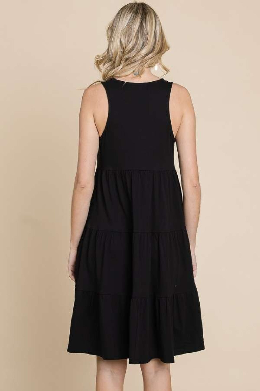 Robe Débardeur à Dos Nageur Étages pour Femme – Robe Débardeur Chic à Dos Nageur, Robe Débardeur Élégante à Étages, Robe à Dos Nageur Flatteuse, Robe à Étages Féminine, Robe Débardeur Confortable, Robe à Dos Nageur Fluide, Robe Débardeur Polyvalente
