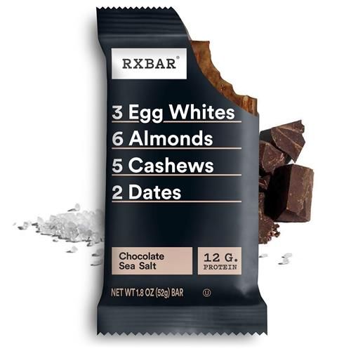 Barres protéinées Rxbar, En-cas protéiné, Barres d'en-cas, Chocolat et sel de mer, 9,1 oz (5 barres)