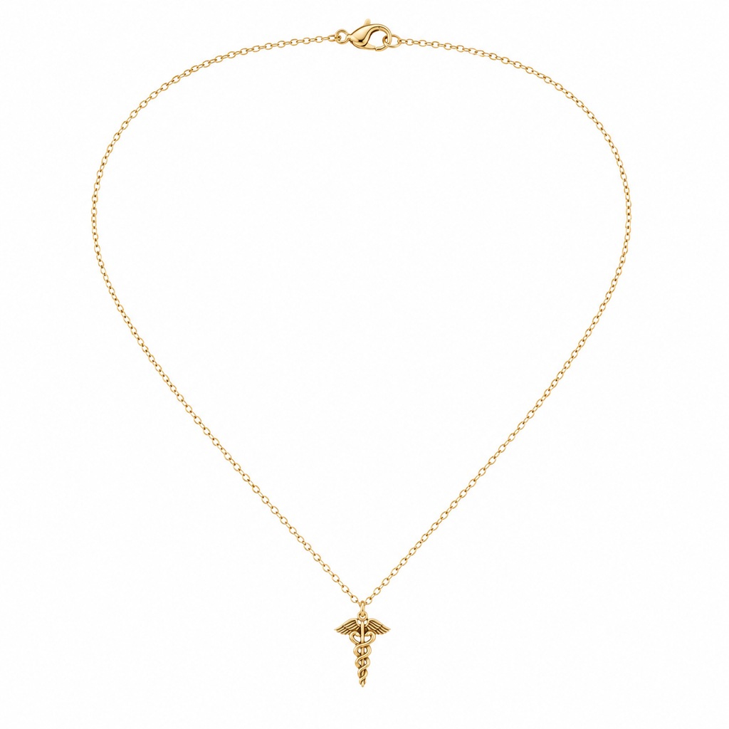 Collier pendentif Caducée