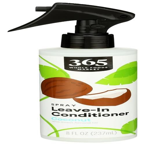 Whole Foods Market, Spray revitalisant sans rinçage à l'huile d'amande douce, parfum noix de coco, 236 ml
