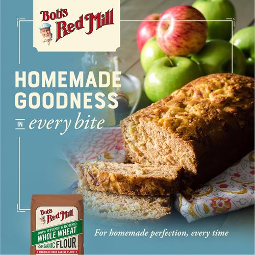 Farine de blé entier biologique, 2,27 kg (paquet de 1) de Bob's Red Mill - Sans OGM, grains entiers, végétalienne, casher