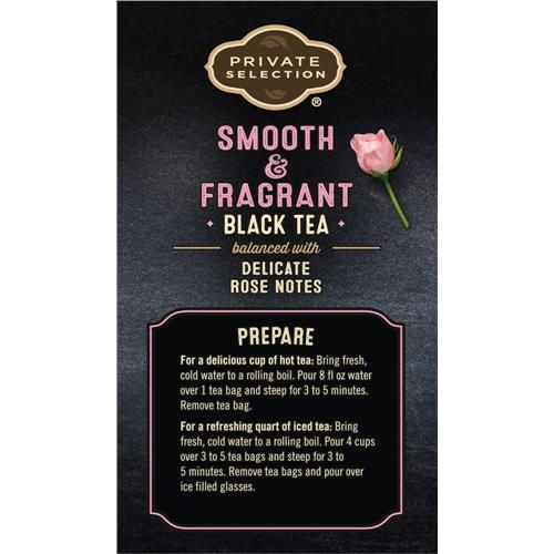 Sachets de thé noir rose anglaise sélection privée 20 u.
