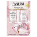 Pantene Nutrient Blends Miracle Moisture Boost Eau de Rose Shampoing & Après-shampoing Duo Pour Cheveux Secs, Sans Sulfate
