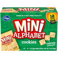 Kroger Mini biscuits en forme d'alphabet, sachets individuels de 12 x 28 g