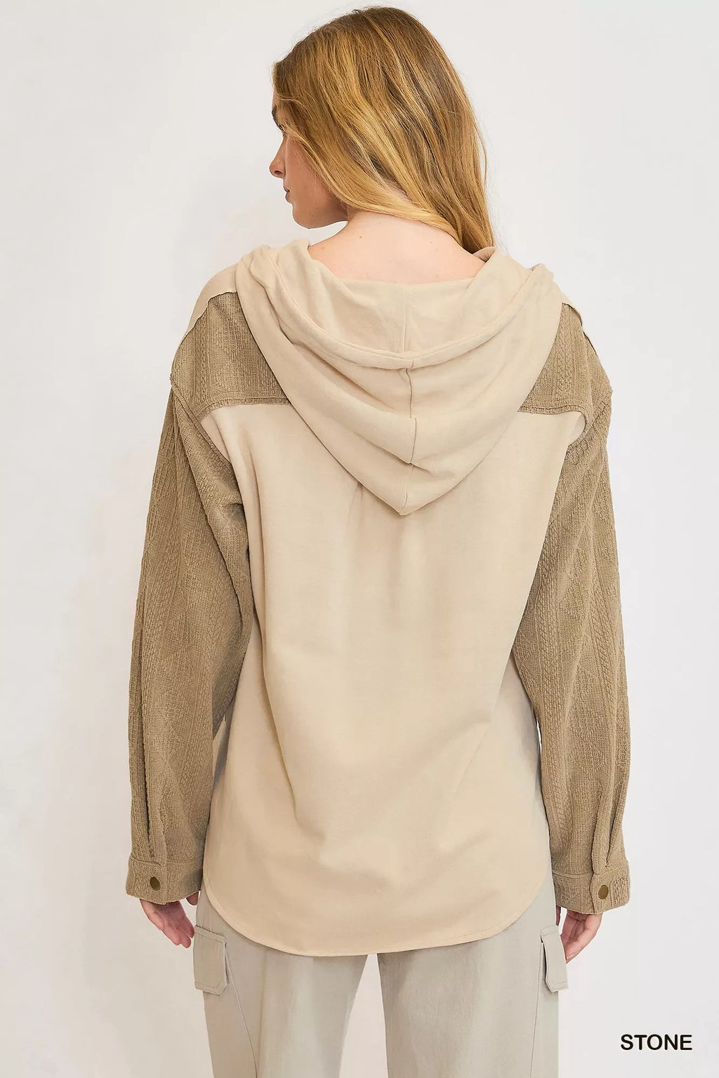 Shacket en tissu éponge délavé Umgee