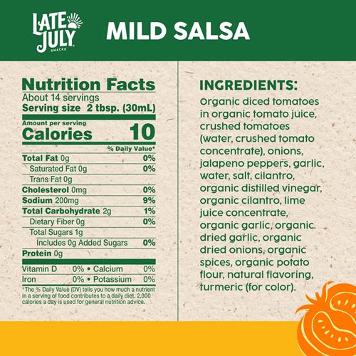 Late July Snacks Sauce douce, pot de 439 g