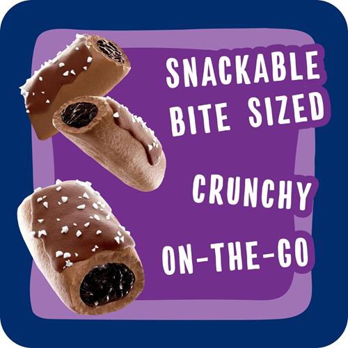 Pop-Tarts Crunchy Poppers Morceaux de collation croustillants fourrés, snacks pour enfants, snacks nomades, Frosted Brownie Crunch, boîte de 5 oz (5 sachets)