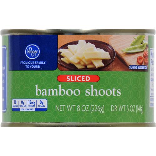 Pousses de bambou en tranches Kroger 227 g