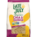Late July Snacks Chips de tortilla biologiques minces et croustillants avec chia et quinoa, sac de 286 g