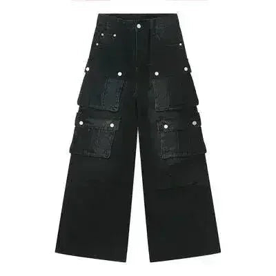 Jean large cargo multipoches