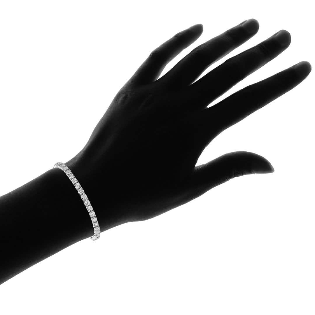 Bracelet tennis 5MM en zircone cubique ronde