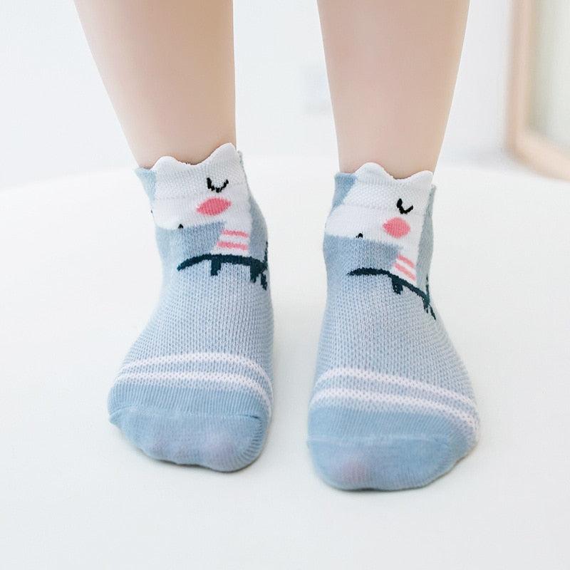5 paires de chaussettes pour bébé de 0 à 2 ans, chaussettes pour bébés filles, maille de coton mignonne, chaussettes pour nouveau-nés garçons et tout-petits, accessoires de vêtements pour bébés