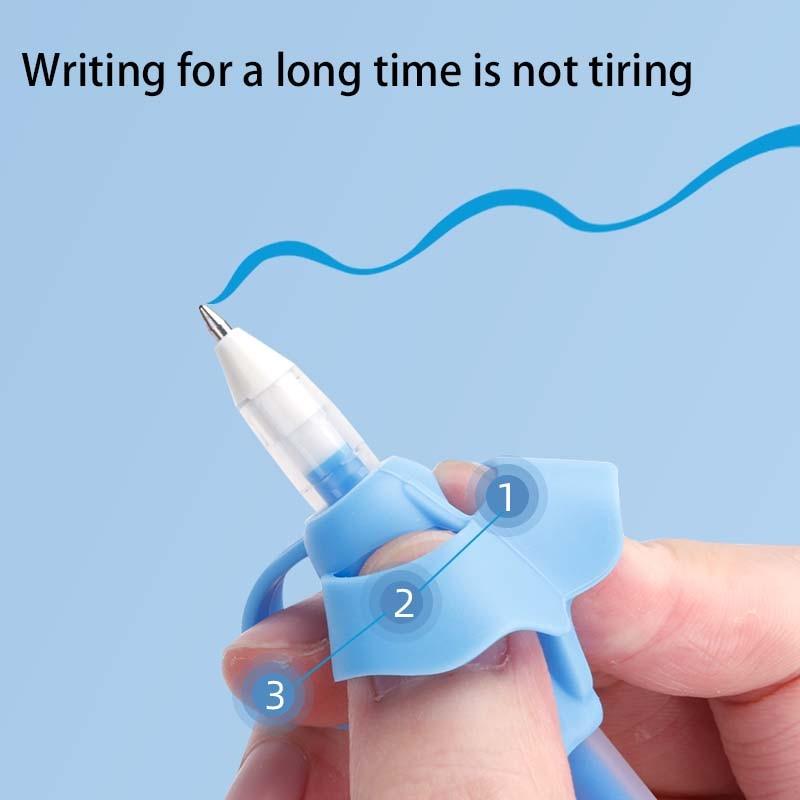 5 pièces porte-crayon pour enfants, aide à l'écriture pour enfants, dispositif de correction de posture, outils d'écriture pour enfants, aide à la correction de l'écriture pour enfants