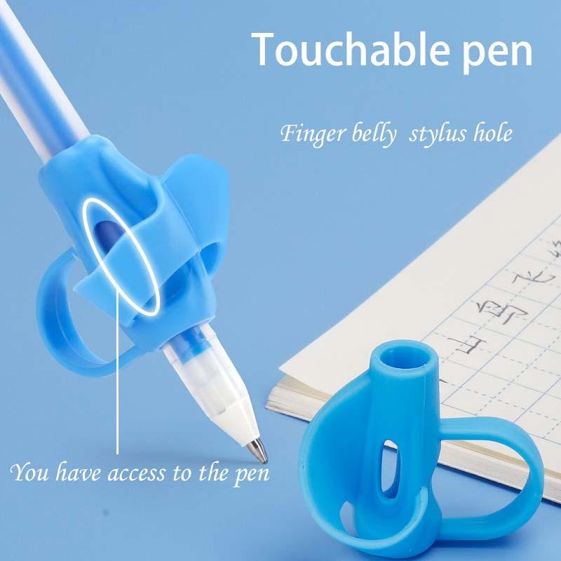 5 pièces porte-crayon pour enfants, aide à l'écriture pour enfants, dispositif de correction de posture, outils d'écriture pour enfants, aide à la correction de l'écriture pour enfants