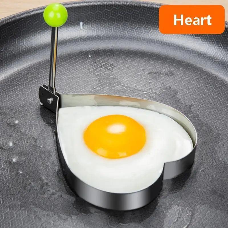 5 moules à œufs frits en acier inoxydable, anneaux à omelette pour crêpes, ustensiles de cuisine, accessoires de cuisine, anneaux