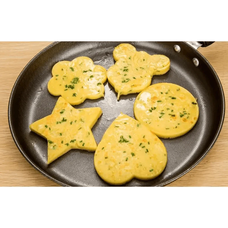 5 moules à œufs frits en acier inoxydable, anneaux à omelette pour crêpes, ustensiles de cuisine, accessoires de cuisine, anneaux