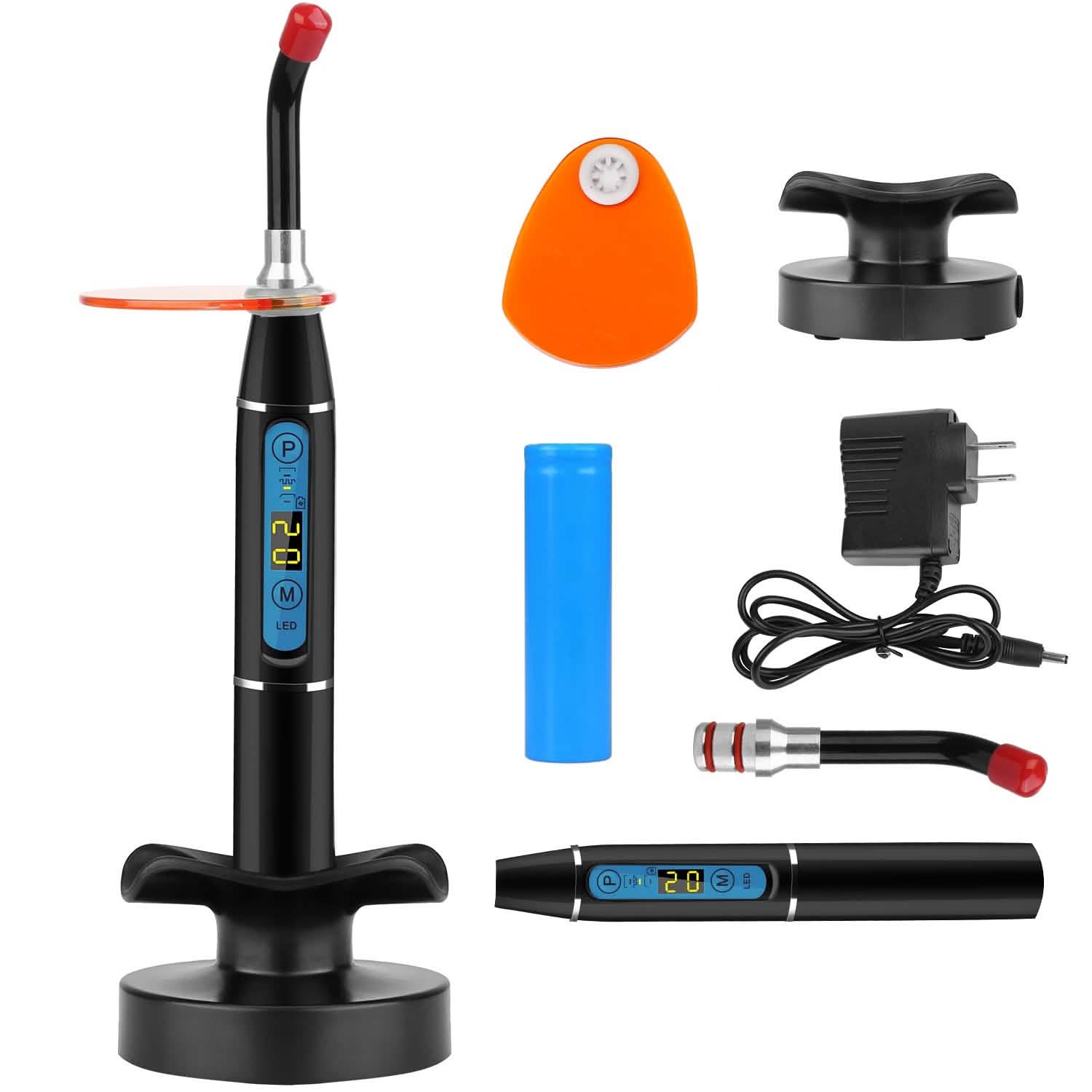Lampe à photopolymériser dentaire à LED sans fil 5W