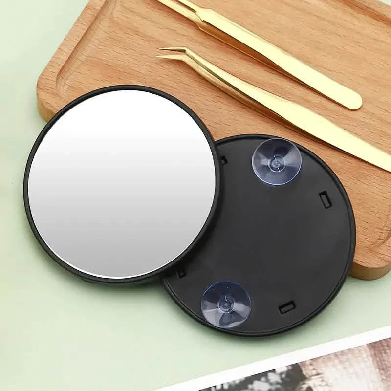 Miroir grossissant 5X/10X/15X avec ventouses