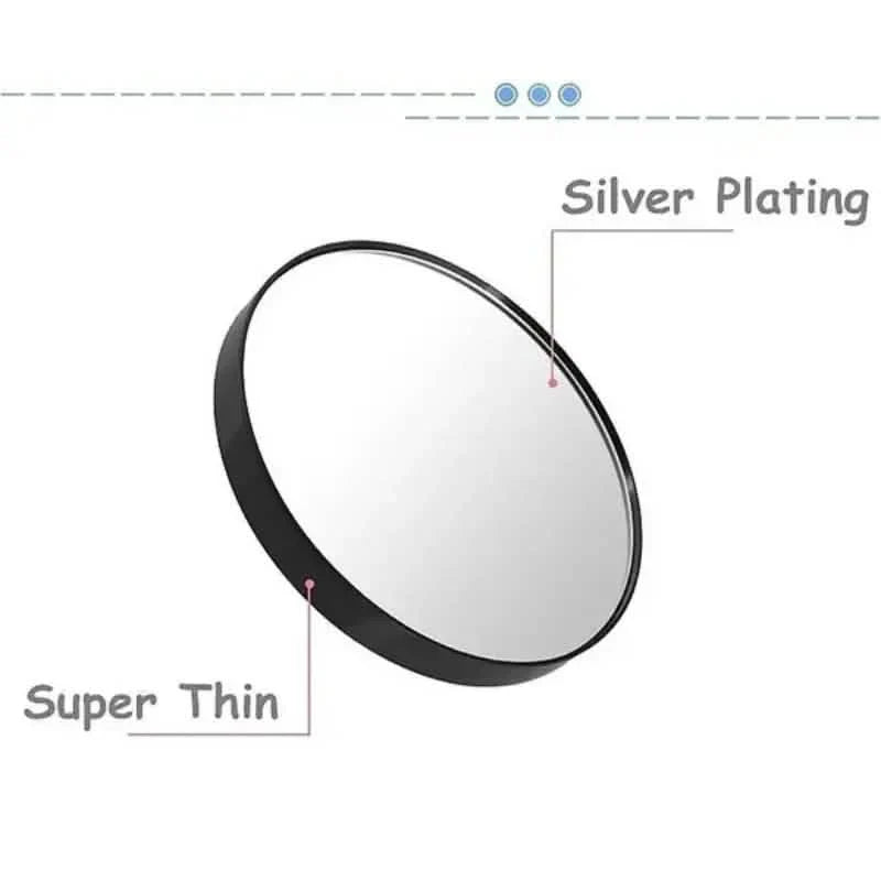 Miroir grossissant 5X/10X/15X avec ventouses