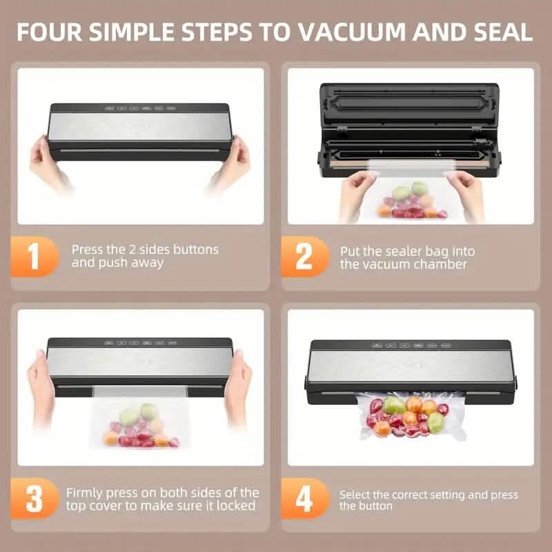 Machine de mise sous vide automatique 6-en-1