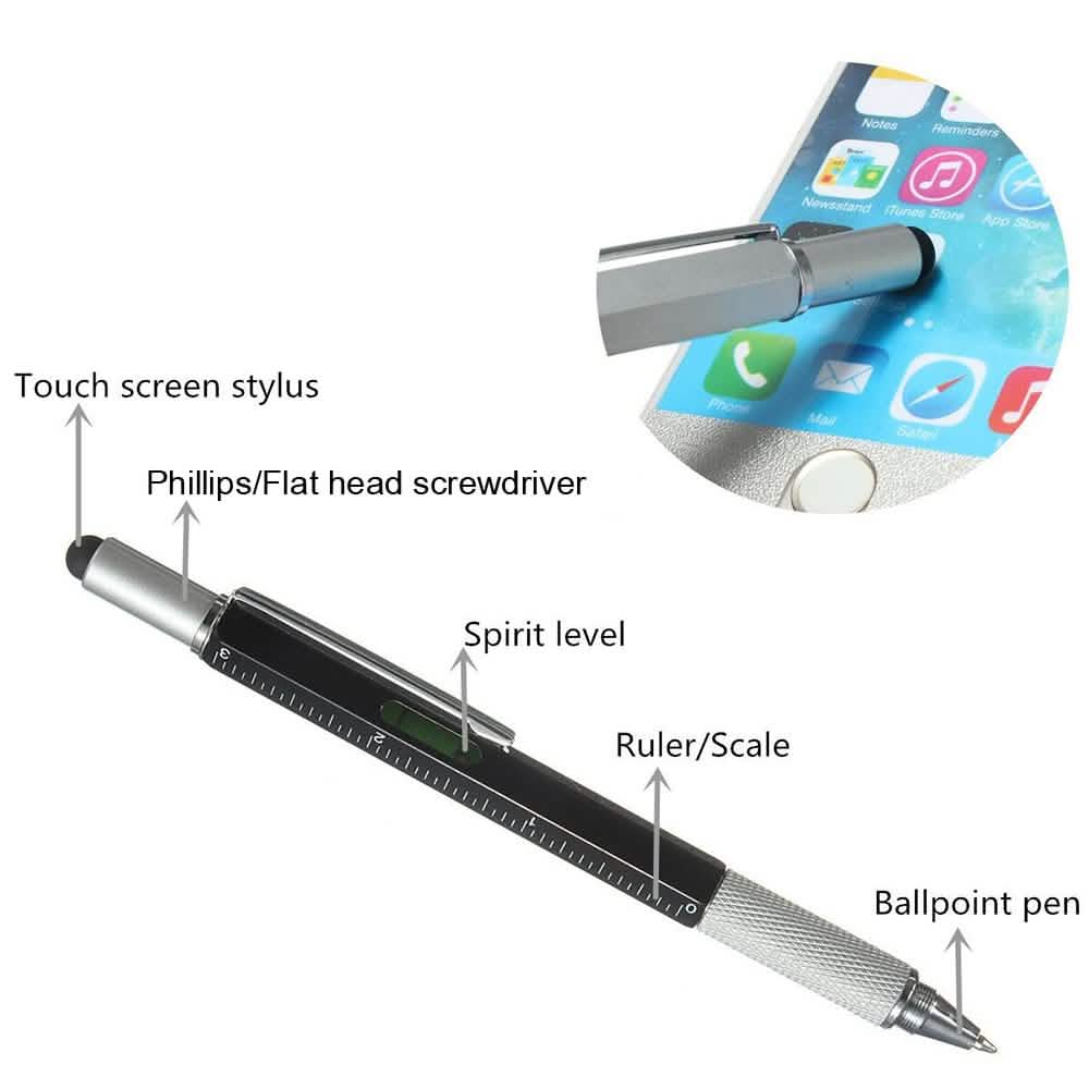 Stylo multifonction 6-en-1 pour la construction