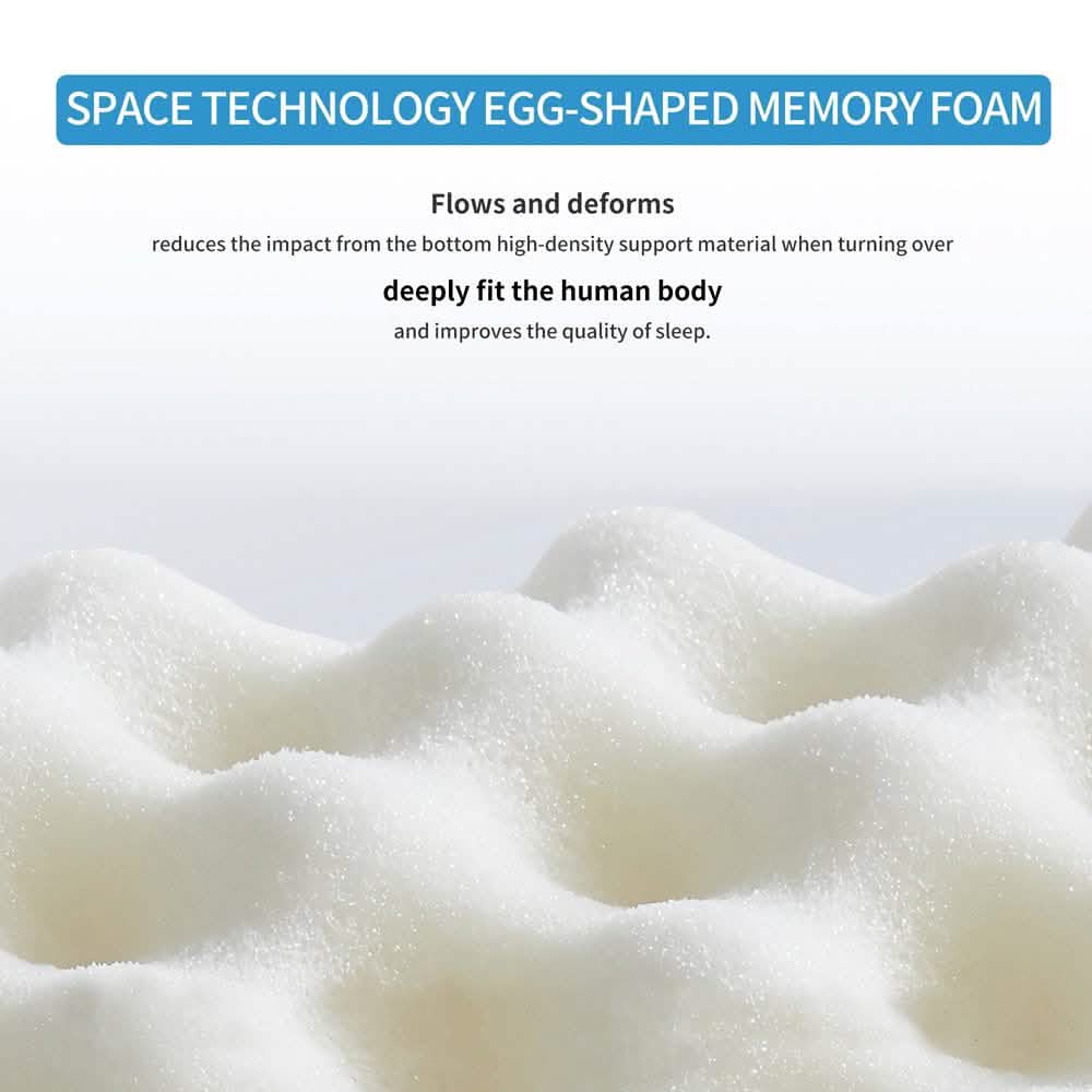 Matelas de 15 cm avec technologie de gel rafraîchissant et spatiale