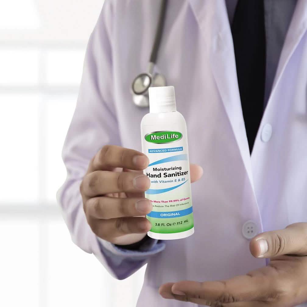 Lot de 6 : Nettoyant et désinfectant pour les mains antibactérien de 112 ml