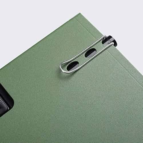 Paquet de 6 : classeur A4 sans perforation avec pince à ressort