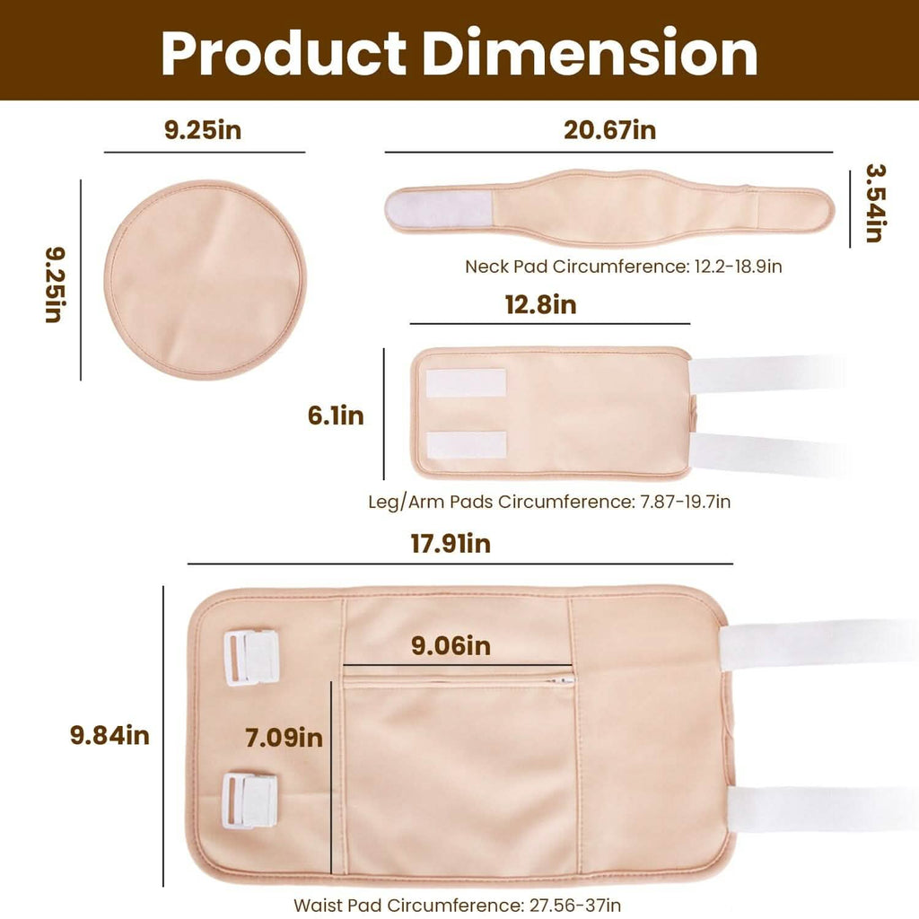 Lot de 6 : Enveloppes à l'huile de ricin