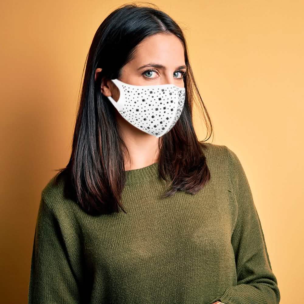 Lot de 6 masques lavables en strass « Bling Bling » de célébrités pour les fêtes