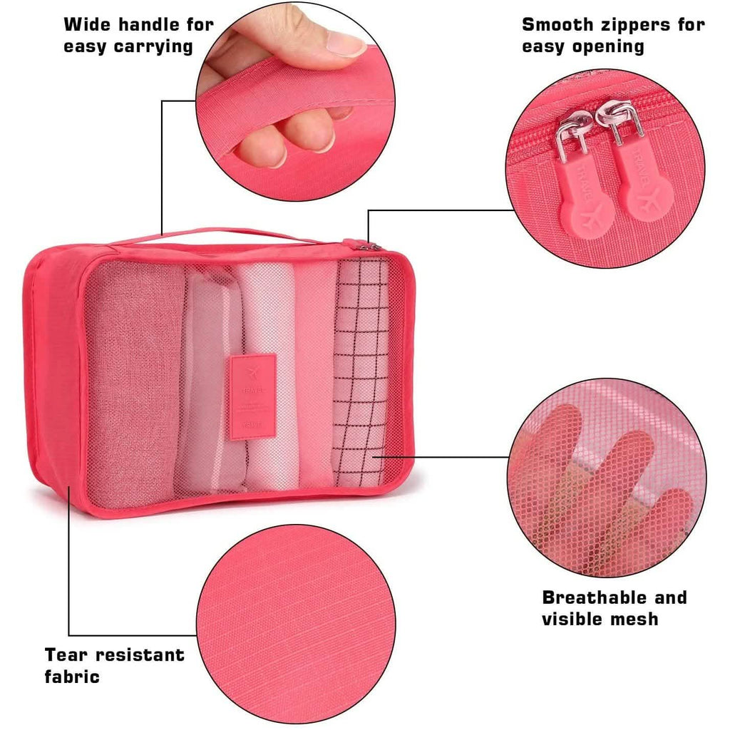 6 pièces : Cubes de rangement Fitnate à compression