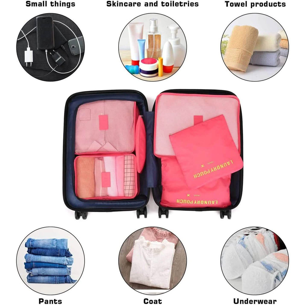 6 pièces : Cubes de rangement Fitnate à compression