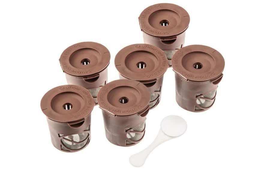Lot de 6 : dosettes de café réutilisables