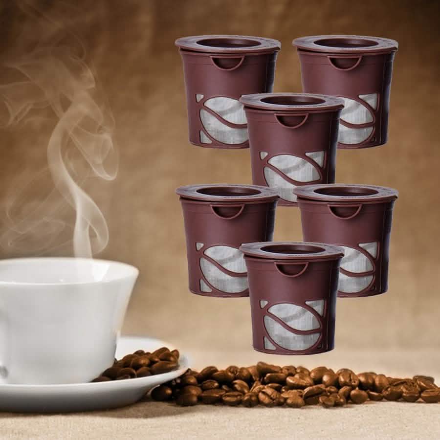 Lot de 6 : dosettes de café réutilisables