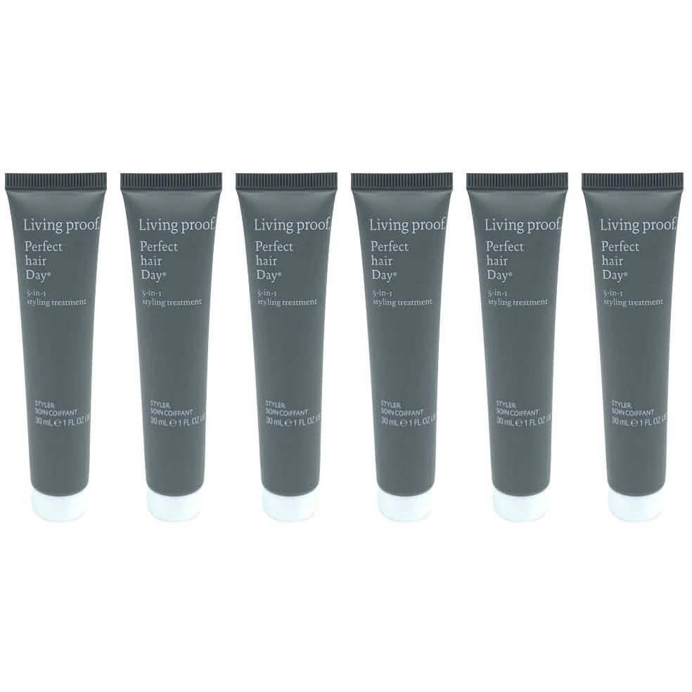 Lot de 6 : Soin Coiffant 5-en-1 Perfect Hair Day de Living Proof