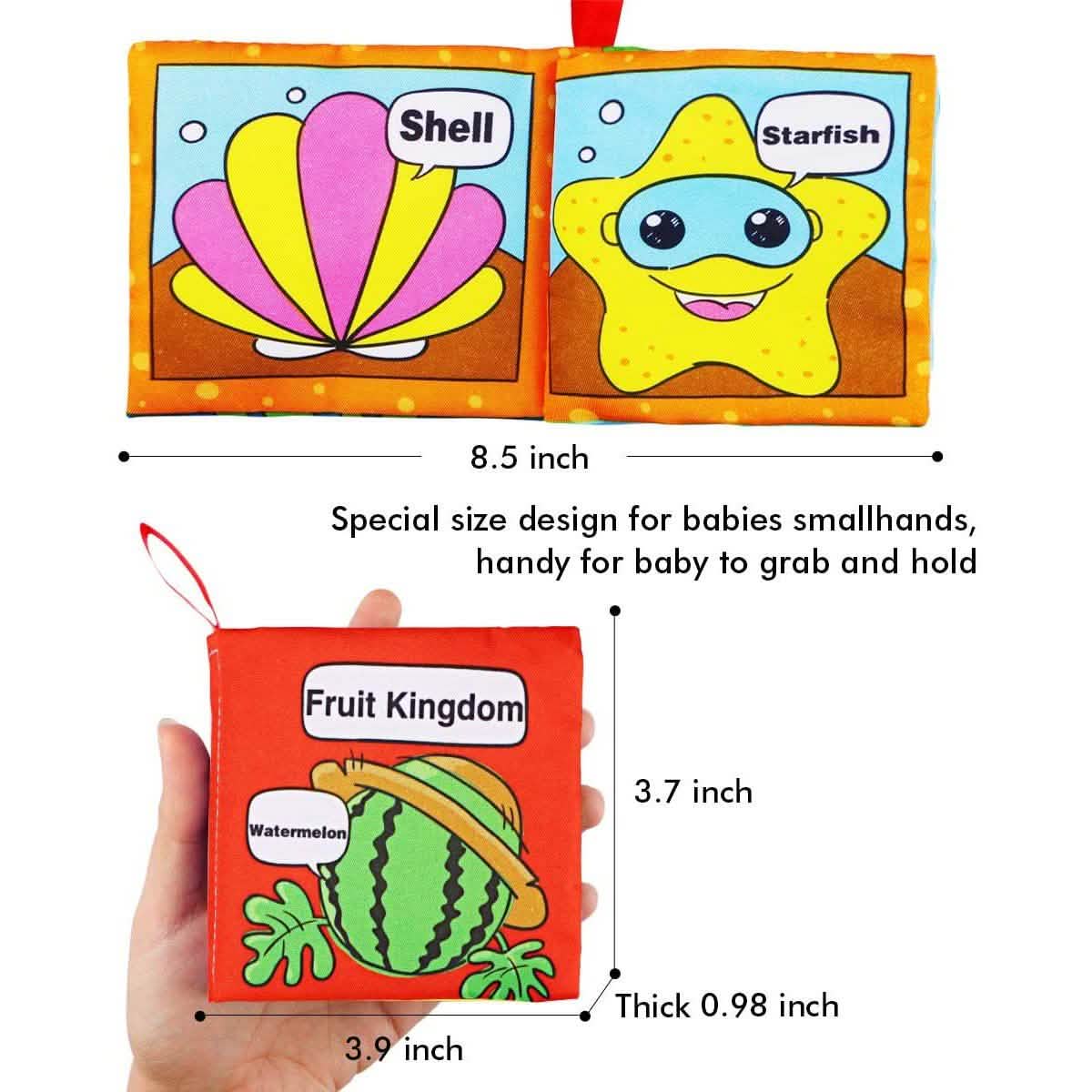 Lot de 6 : Livres en Tissu Magicfun pour Bébés