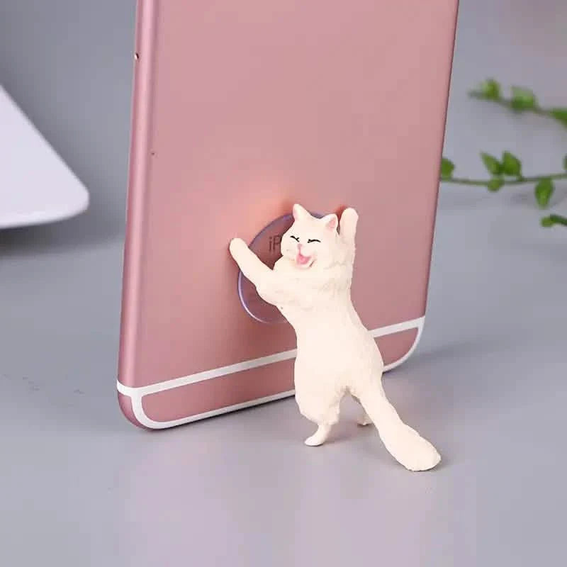 Lot de 6 : Support de téléphone portable universel et mignon en forme de chat