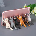 Lot de 6 : Support de téléphone portable universel et mignon en forme de chat