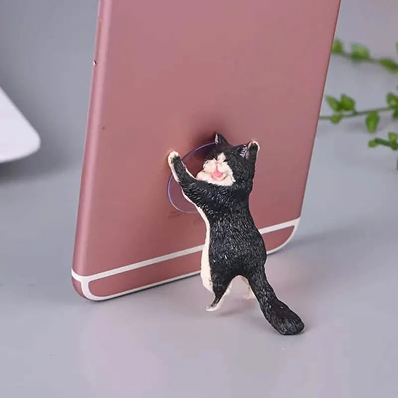 Lot de 6 : Support de téléphone portable universel et mignon en forme de chat
