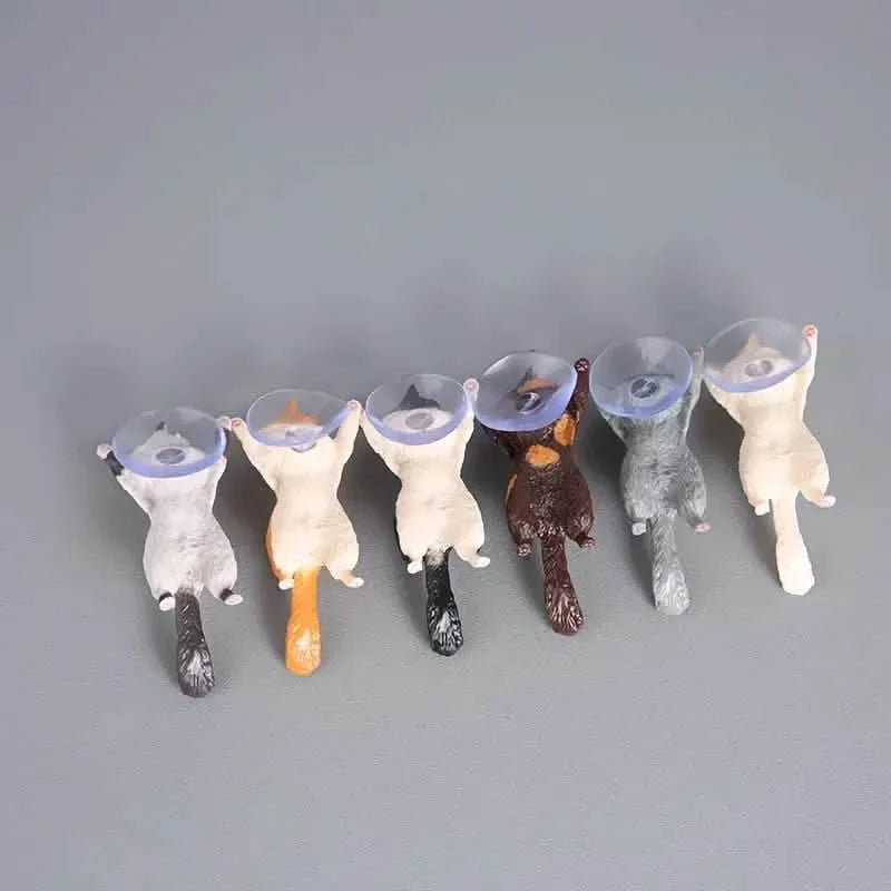 Lot de 6 : Support de téléphone portable universel et mignon en forme de chat