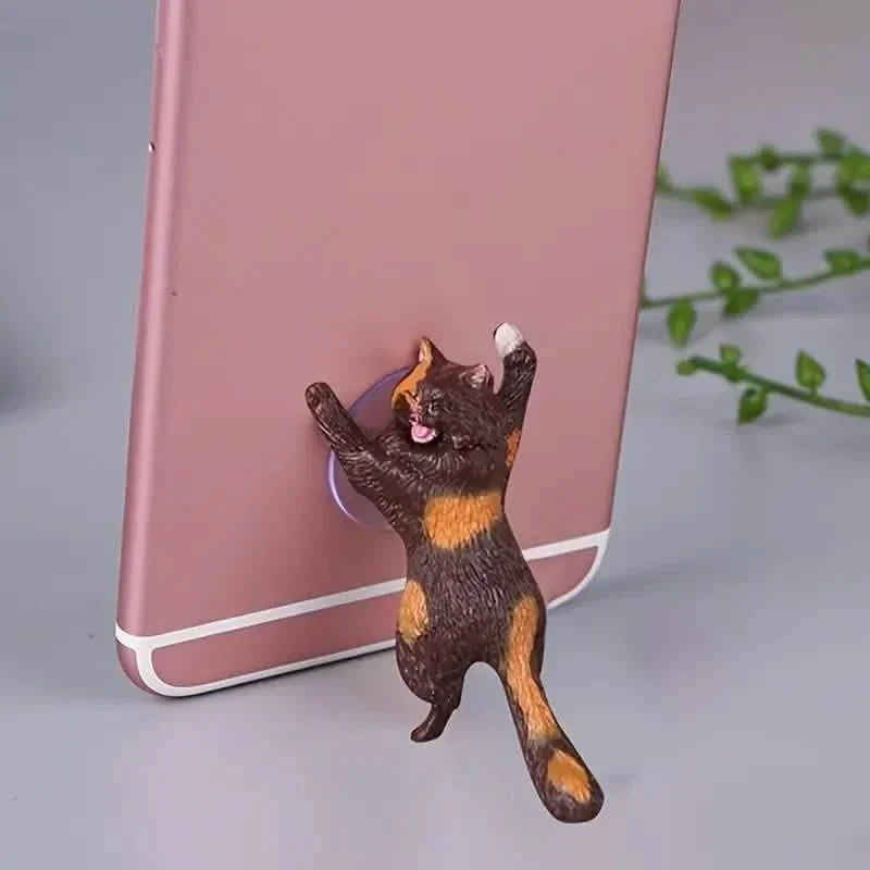 Lot de 6 : Support de téléphone portable universel et mignon en forme de chat
