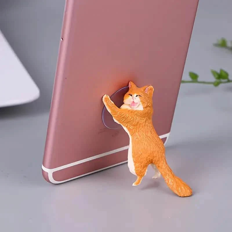 Lot de 6 : Support de téléphone portable universel et mignon en forme de chat