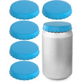 Paquet de 6 : Couvercles en silicone pour canettes s'adaptant aux canettes de soda standard