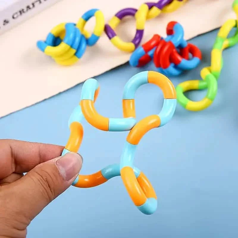 Lot de 6 : Jouets à pression à nœud de corde de déformation de ventilation
